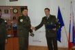 Udelenie akovnho listu a medaily ako ocenenie za vykonan prcu v prospech Vojenskej polcie pri prleitosti skonenia sluobnho pomeru